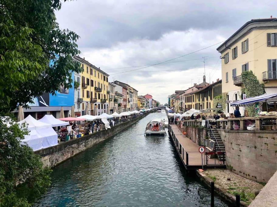 Cozy Loft Navigli, Close To Duomo And Bocconi - Italy Flat Vacation Milán Exterior foto